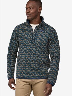Patagonia 1/4 zip better sweater, mountain peak
